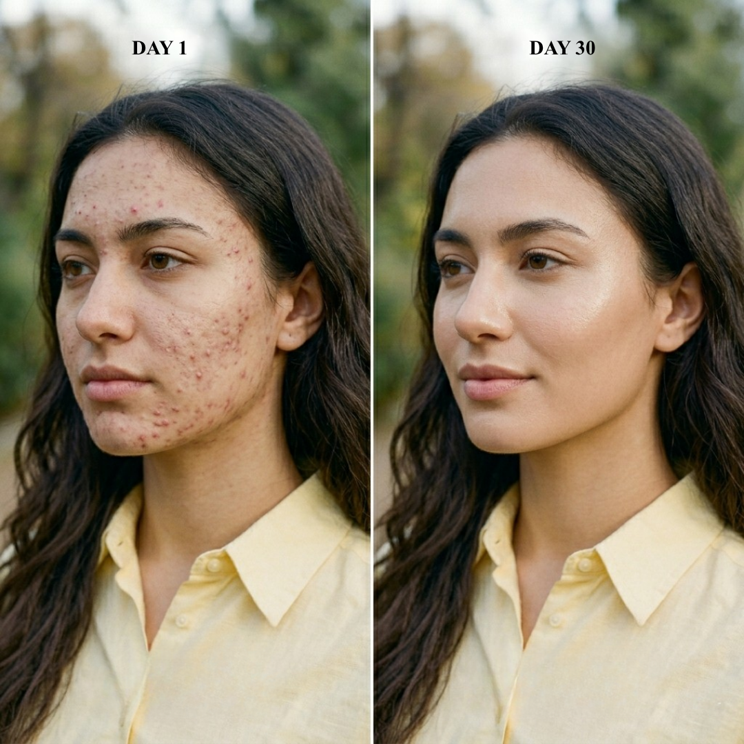 Before and after transformation photo of Alexia, 31
